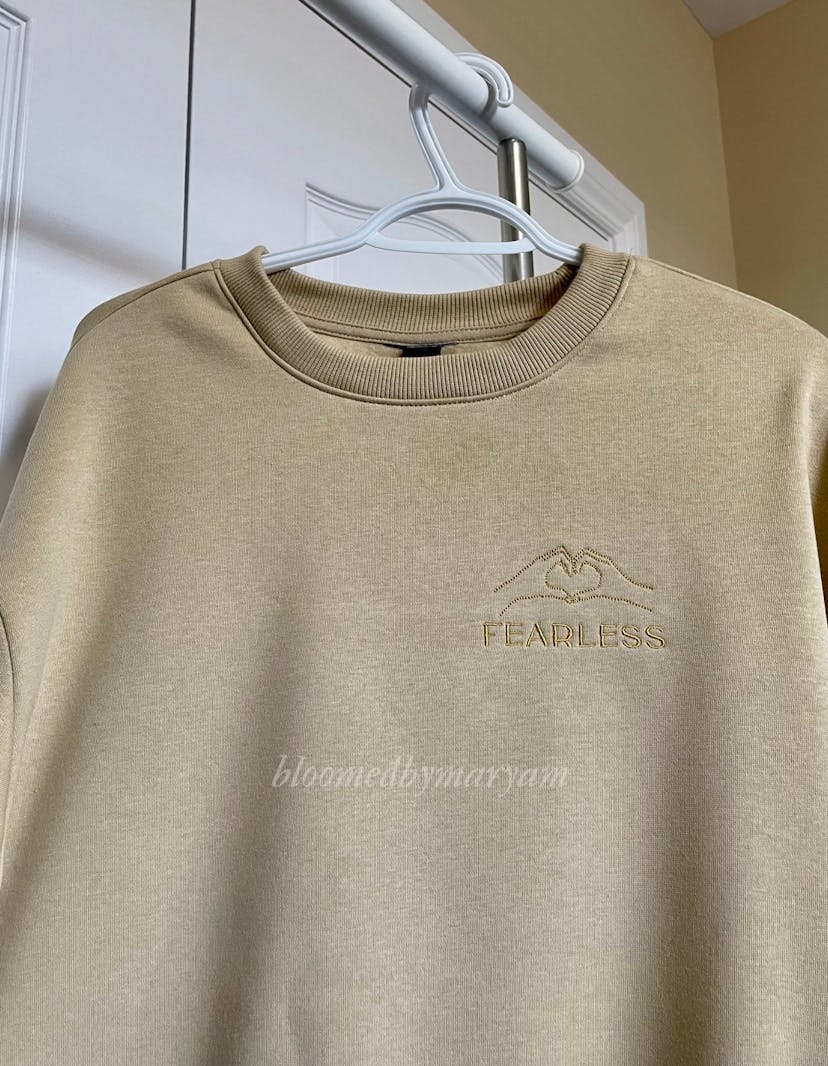 Fearless (Hand Heart) & Song Player Sweater image